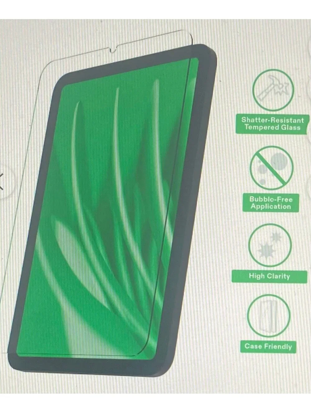 Onn Glass Screen Protector for iPad mini 6th,7th Generation